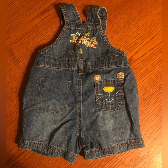 Safari Adventure Jean Short Overalls - Picture 4 of 5